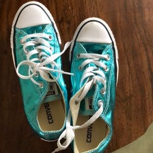 Converse Aluminum Colored Shoes